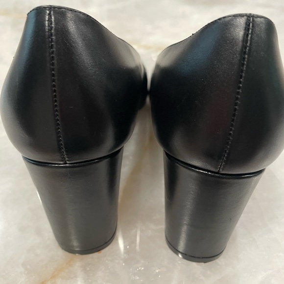 Stuart Weitzman Black Linsi 75 Block Pump - Picture 3 of 7
